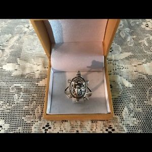 VINTAGE STERLING 925 TURTLE RING SIZE 10
